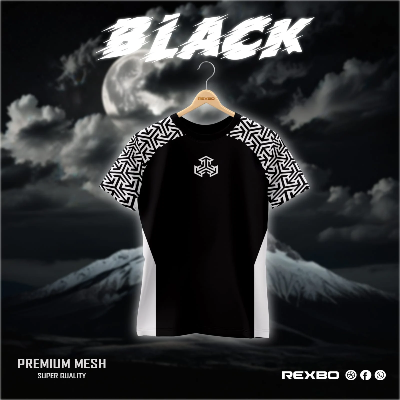 Picture of Stylish  Mash Fabric Half Sleeve T-shirt