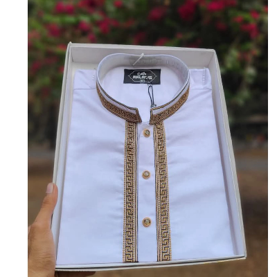Picture of Comfortable Embroidered Punjabi With premium box