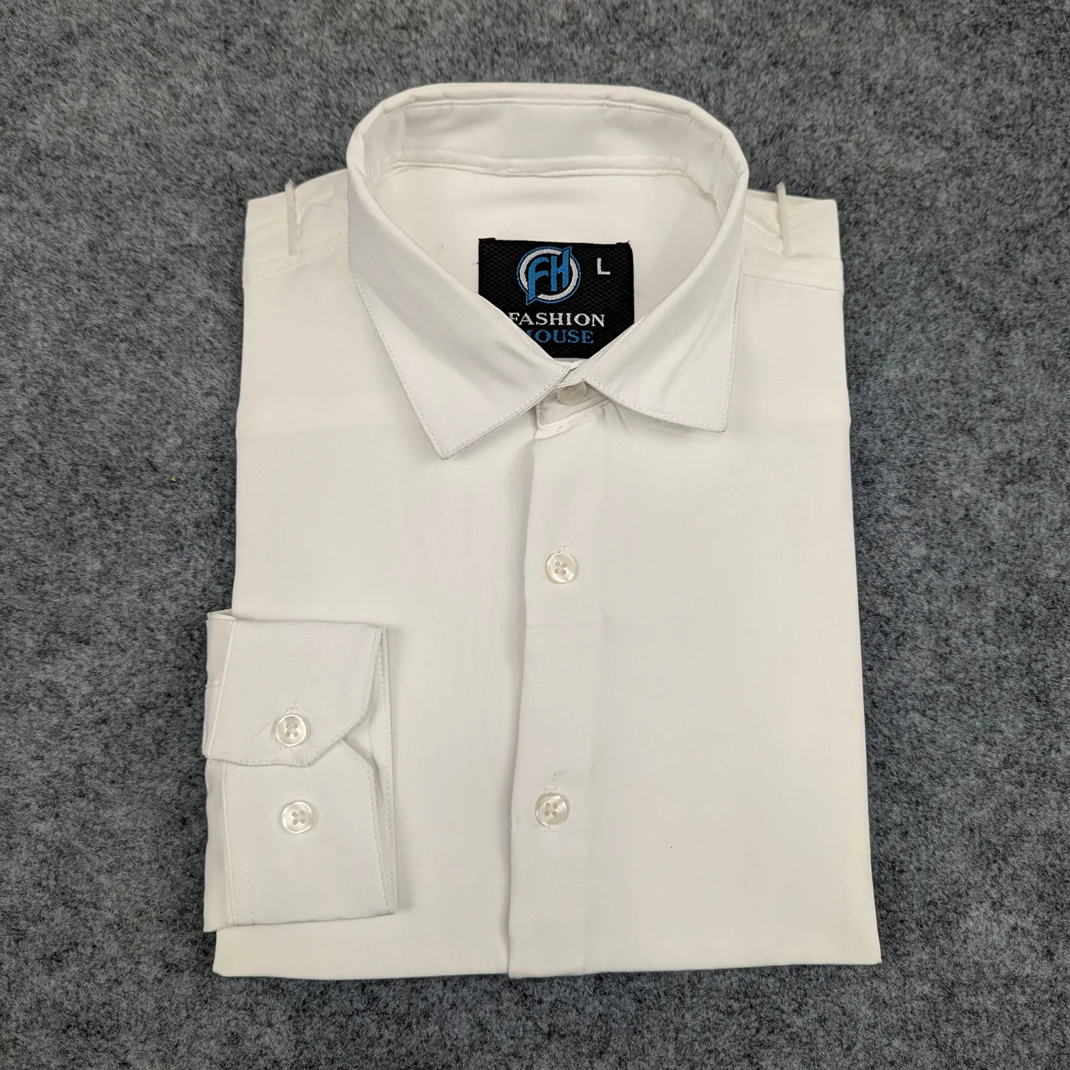 Picture of Premium Shirt & Pant Combo (Formal / Casual) (White & Olive)