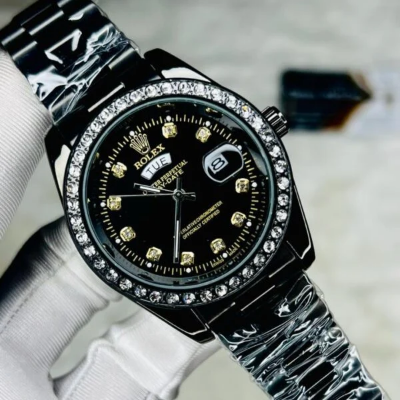 Picture of Rolex Quartz Movement Stainless Steel Analog Watch for Men