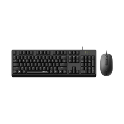 Picture of Rapoo X130 Pro Wired Keyboard & Mouse Combo – Black