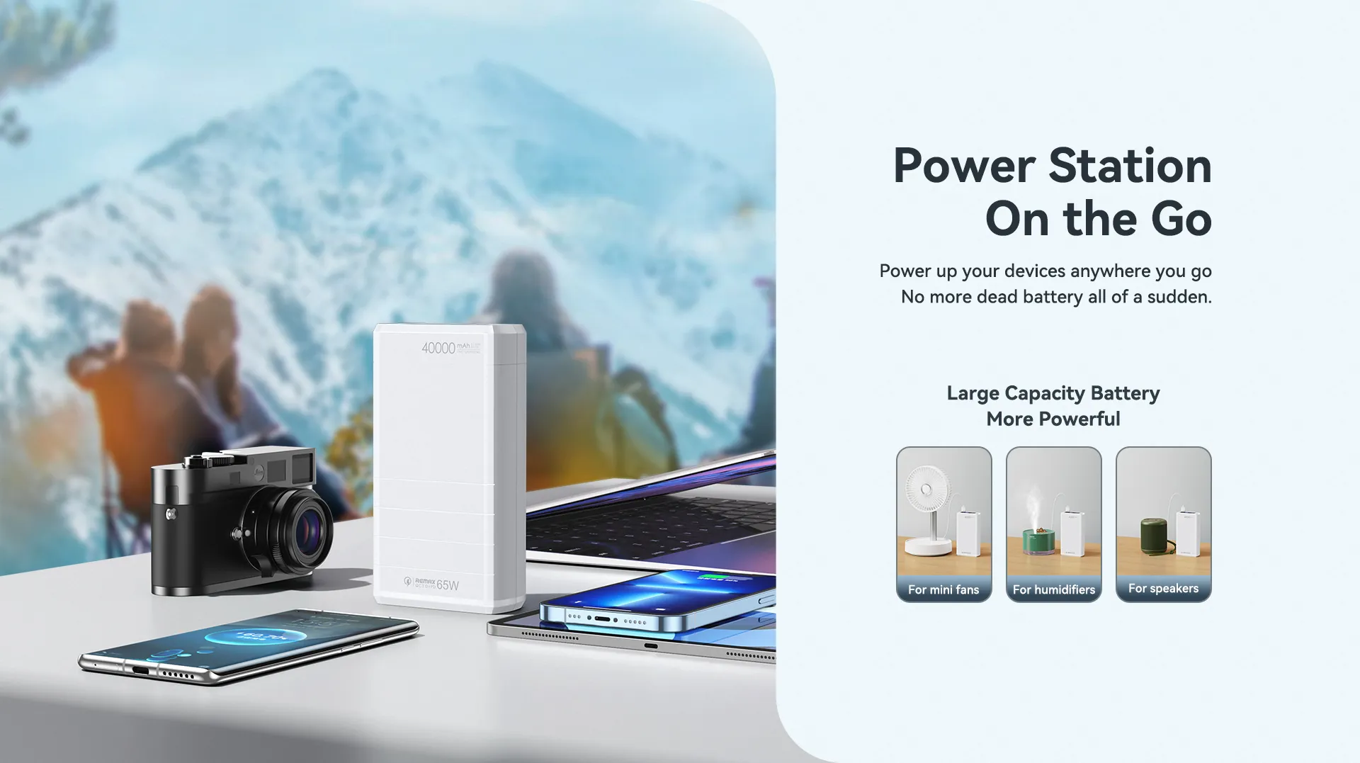 Picture of Remax RPP-310 Dinba Series 65W PD+QC Fast Charging Power Bank