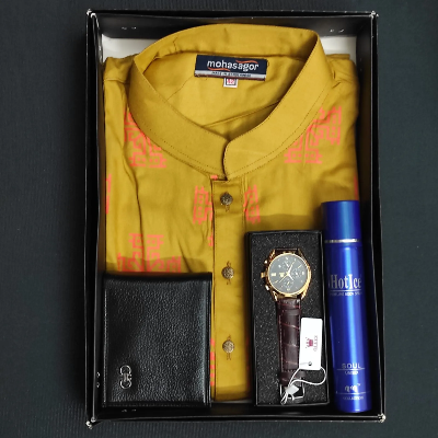 Picture of Kaiser Cotton Stylish Full Sleeve Shirt (Sky)