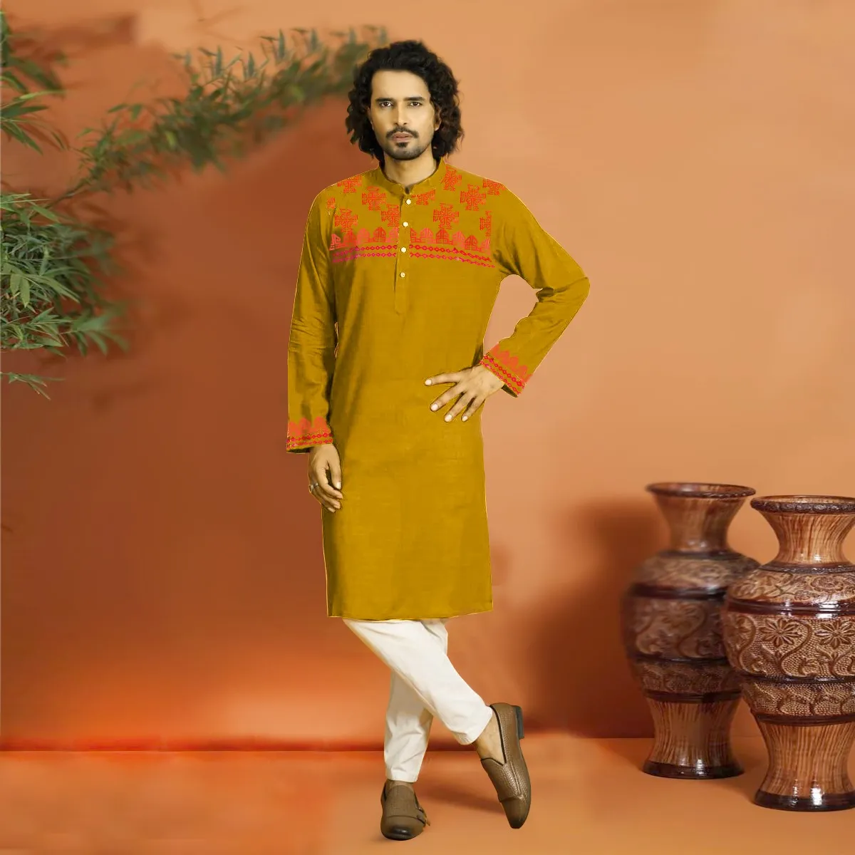 Picture of Kaiser Cotton Stylish Full Sleeve Shirt (Sky)