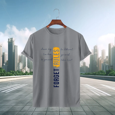 Picture of Half Sleeve Mesh T-shirt For Men