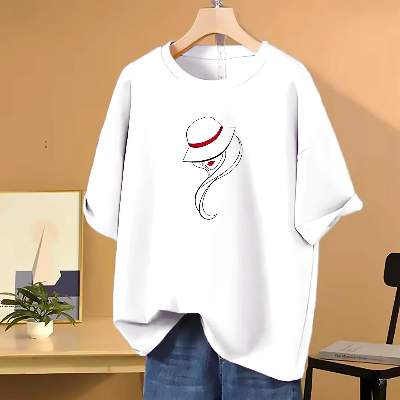 Picture of Lovely Drop shoulder T-shirt for Women