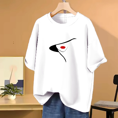 Picture of Lovely Drop shoulder T-shirt for Women