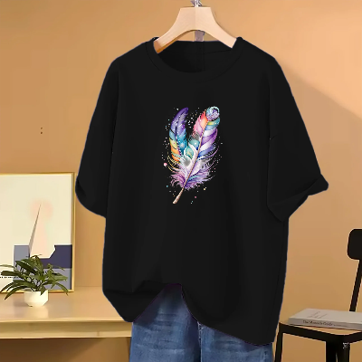 Picture of Lovely Drop shoulder T-shirt for Women
