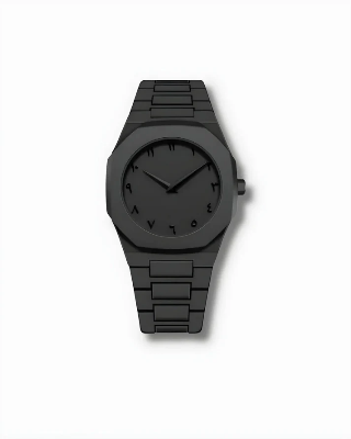 Picture of Arabic Dial Premium Marble Finish Watch with Butterfly Lock