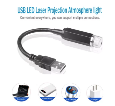 Picture of USB Roof Star Night Lights Projector Light