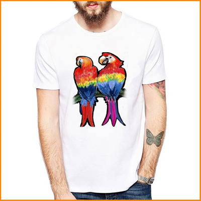Picture of Stylish Half Sleeve Jersey Fabrics T-Shirt For Men