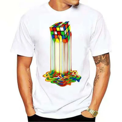 Picture of Stylish Half Sleeve Jersey Fabrics T-Shirt For Men