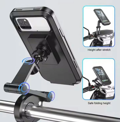 Picture of Waterproof 360° Rotation Motorcycle Bicycle Handlebar Mount Phone Bracket Holder