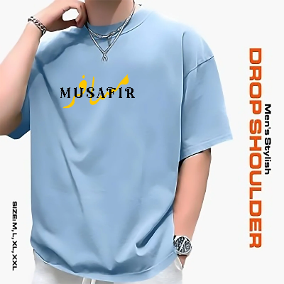Picture of Men's Stylish Drop Shoulder- Sky Blue