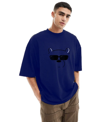 Picture of Men's Stylish Drop Shoulder (Blue)