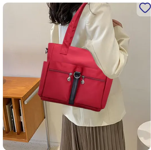 Picture of Women Casual Large Capacity Waterproof Oxford Cloth Bag (Dark Blue)