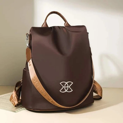 Picture of Women Large Capacity Outdoor Tote Bag (coffee / brown)