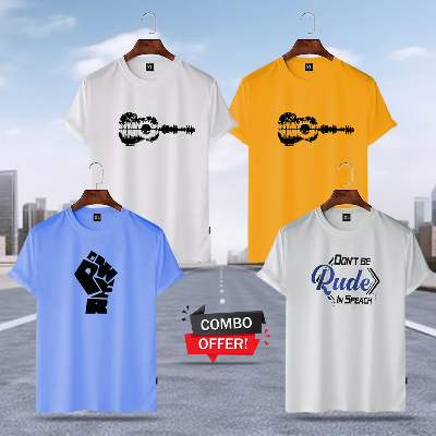 Picture of 4pis Mesh Jersy Fabric T Shirt