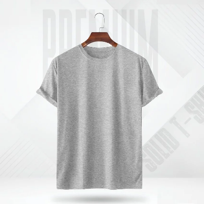 Picture of Men's Premium Solid T-Shirt- Ash