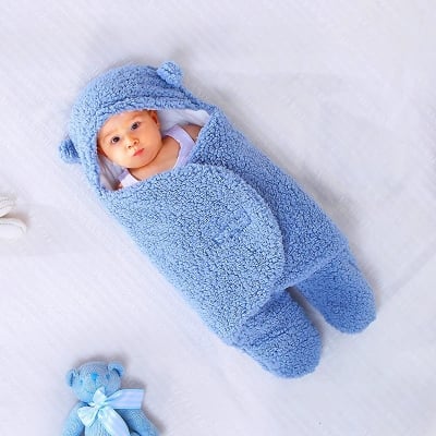 Picture of Plush Newborn Baby Blanket for (0-4 Months)