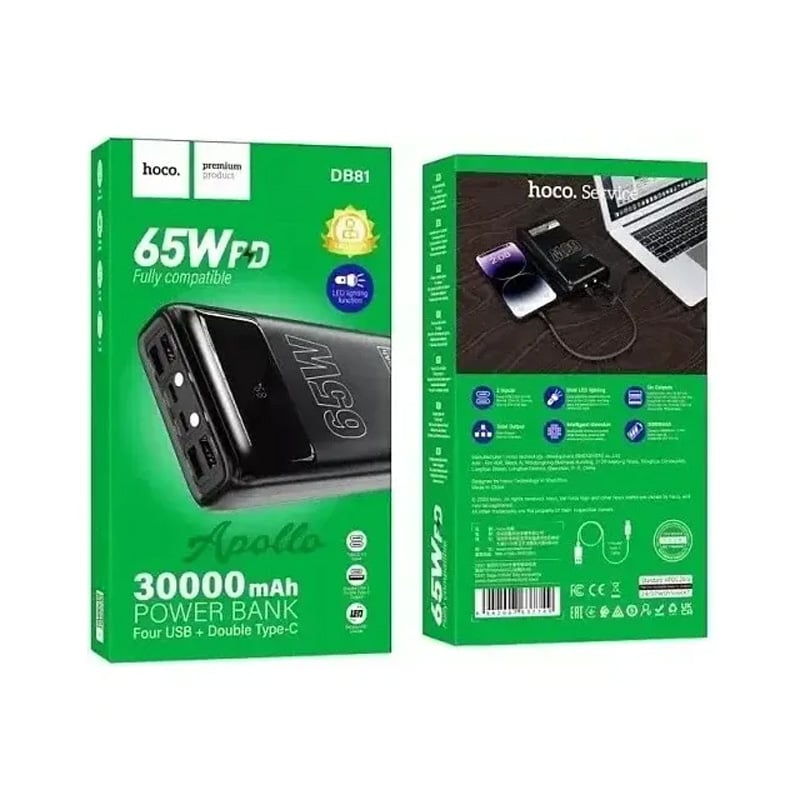 Picture of Hoco DB81 30,000mAh 65W Power Bank