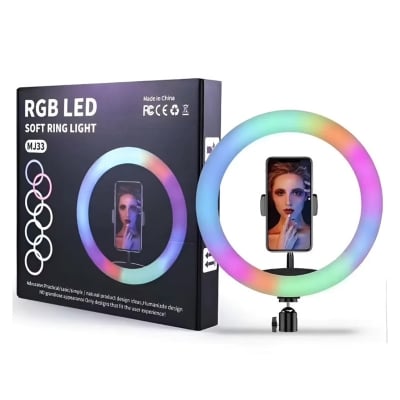 Picture of MJ33 RGB LED Soft Ring Light – 13Inch (Only light)