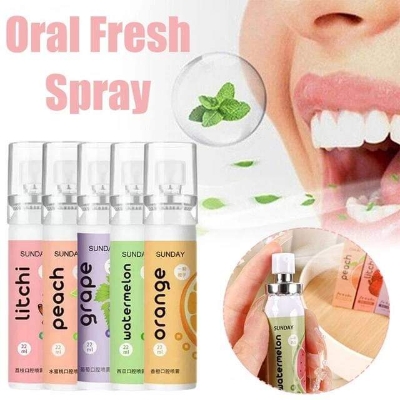Picture of Oral Refresher, Oral Spray, 20ml Mouth Spray  Portable Mouth Spray for Bad Breath Prevention, Breath Freshening, Oral Care - Multicolor