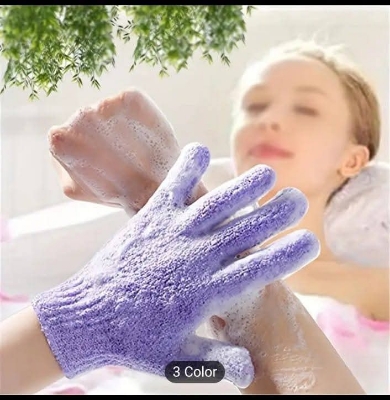 Picture of Body Shower Sponge, Wash Mitt Body Sauna Accessories, Exfoliating Glove, Shower Glove, Bath Accessories for Ingrown Hair, Loofah Glove-1 pcs - Multicolor