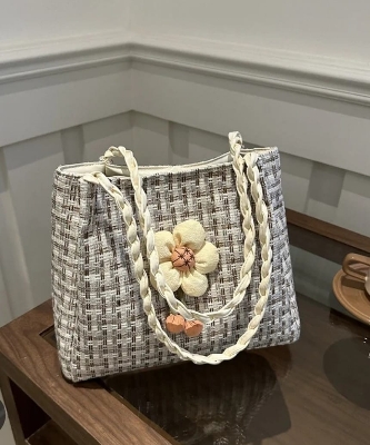 Picture of Canvas Sunflower Tote Fashionable Large Capacity Bag Handbag Stylish Shoulder Bags for Women