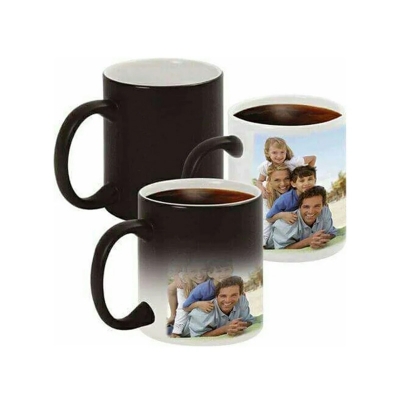 Picture of Customized Printed Magic Mug – Black
