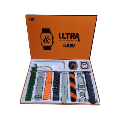 Picture of Y80 Ultra Smartwatch With 8 Strap