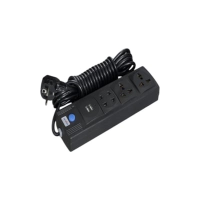 Picture of Maxline 6 Feet=2M 2 USB Port Multiplug - ML-212