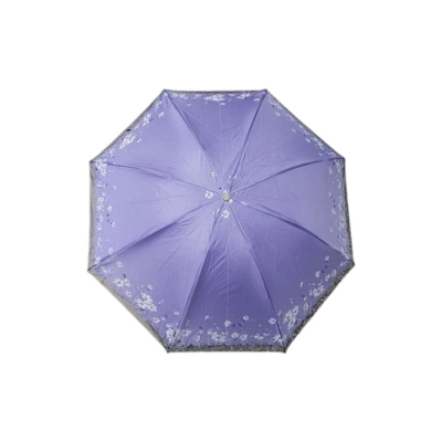 Picture of Ladies Fashionable and Elegant Anti UV Sunshade Print Border Lace Umbrella