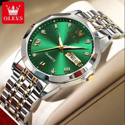 Picture of OLEVS 9931G New Exclusive Design Quartz Watch for Men Green