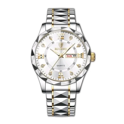Picture of BINBOND 2521 Luxury Brand Luminous Quartz Watch For Men (silver)
