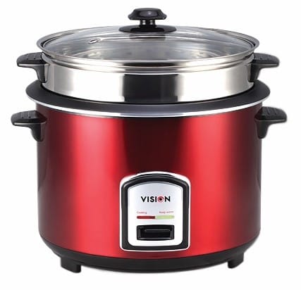 Picture of VISION 1.8 Liter Rice Cooker REL-40-06 Single Aluminium Pot- Regular Red