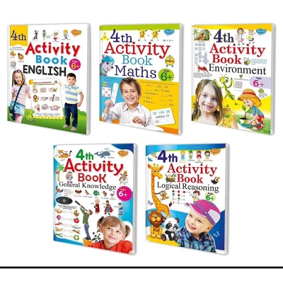 Picture of 4th Activity for 6+ ( Enviroment,English & Maths,General Knowledge, Logical Reasoning) Perfect Paperback