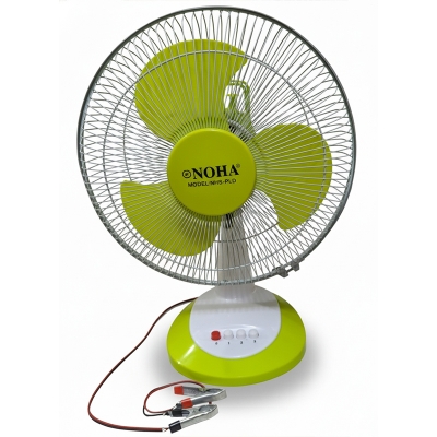 Picture of 12inch High Speed Solar Fan 12v Dc 15watt Table Fan-Red