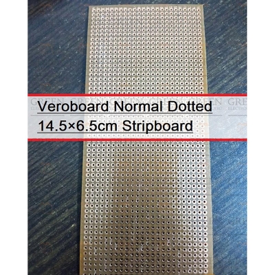 Picture of Veroboard Normal Dotted 14.5×6.5cm Stripboard Board PCB Printed Circuit Board For Prototyping Designing Weld Soldering Arduino DIY