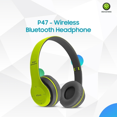 Picture of P47 - Wireless Bluetooth Headphone-Green