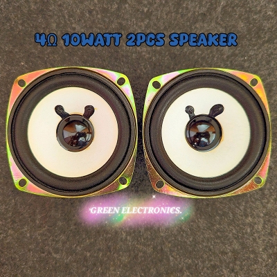 Picture of 2Pcs 10watt 4 ohm Stereo Speakers Woofer Stereo Speaker-Multicolor