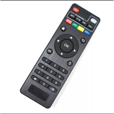 Picture of Remote Control For MXQ, MXQ Pro 4K, X96, TX3min, TX6, H10 max,T95X, T95M, T95N, TX6,Tx6s Android Smart TV Box. IR Remote Control Replacement For Android TV Box MXQ-4K MXQ PRO H96 proT9 XUANTING-Black
