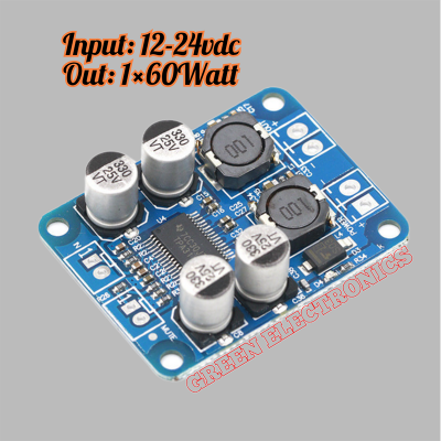 Picture of Original 32pin chip 12V-24V TPA3118 60W Mono Digital Audio Power Amplifier Board Amp Module-Multicolor