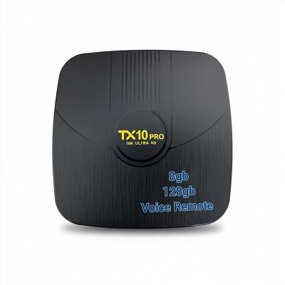 Picture of High quality 98 TV Box Voice Control S 5G Android 13, 2.4Ghz Ultra HD 4K-Black