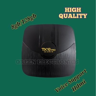 Picture of Android TV Box With 5GHz Dual Band Wi-Fi TV set up Box - Sleek Usage-Black