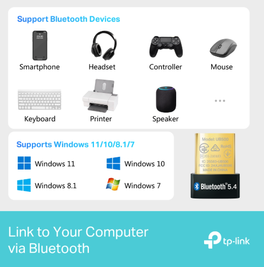Picture of TP-Link UB500 Bluetooth 5.0 Nano USB Adapter