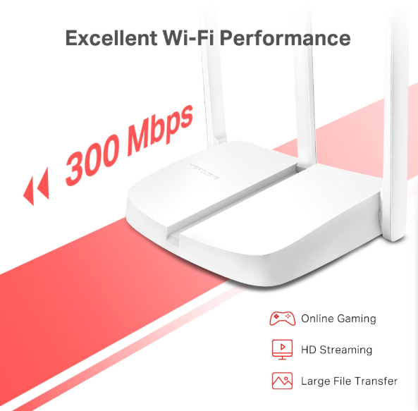 Picture of Mercusys MW306R 300Mbps Multi-Mode Wireless N Router