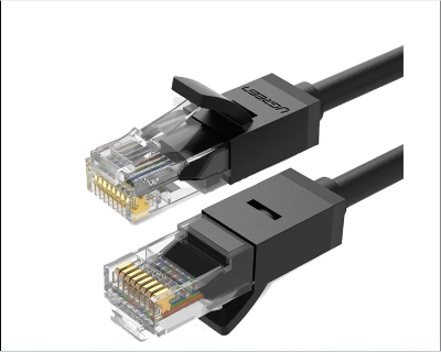 Picture of Ugreen 20160 Cat-6, 2 Meter, Black Network Cable # 20160