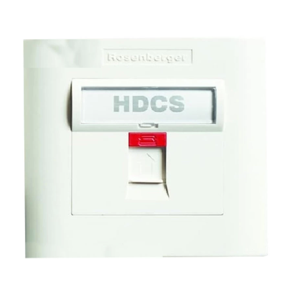 Picture of Rosenberger Plane White Face Plate (Single Port)
