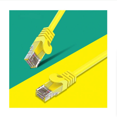Picture of Yuanxin YWX-015 Cat-5E 0.5 Meter, Yellow Network Cable # YWX-015